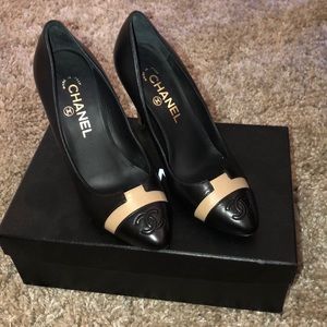 Classic Black Chanel Pumps